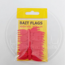 Bait Flags - Red - Pack of 24
